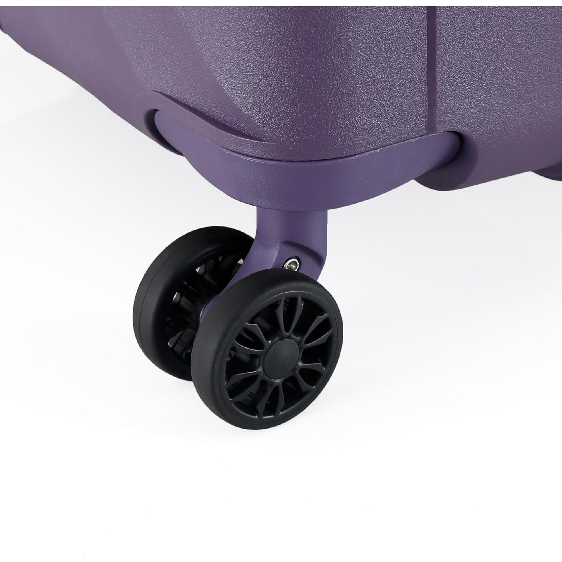 HT 3-Piece Luggage Set Strongbox Trunk Travel Suitcase With 1 Year Warranty PP TSA Lock