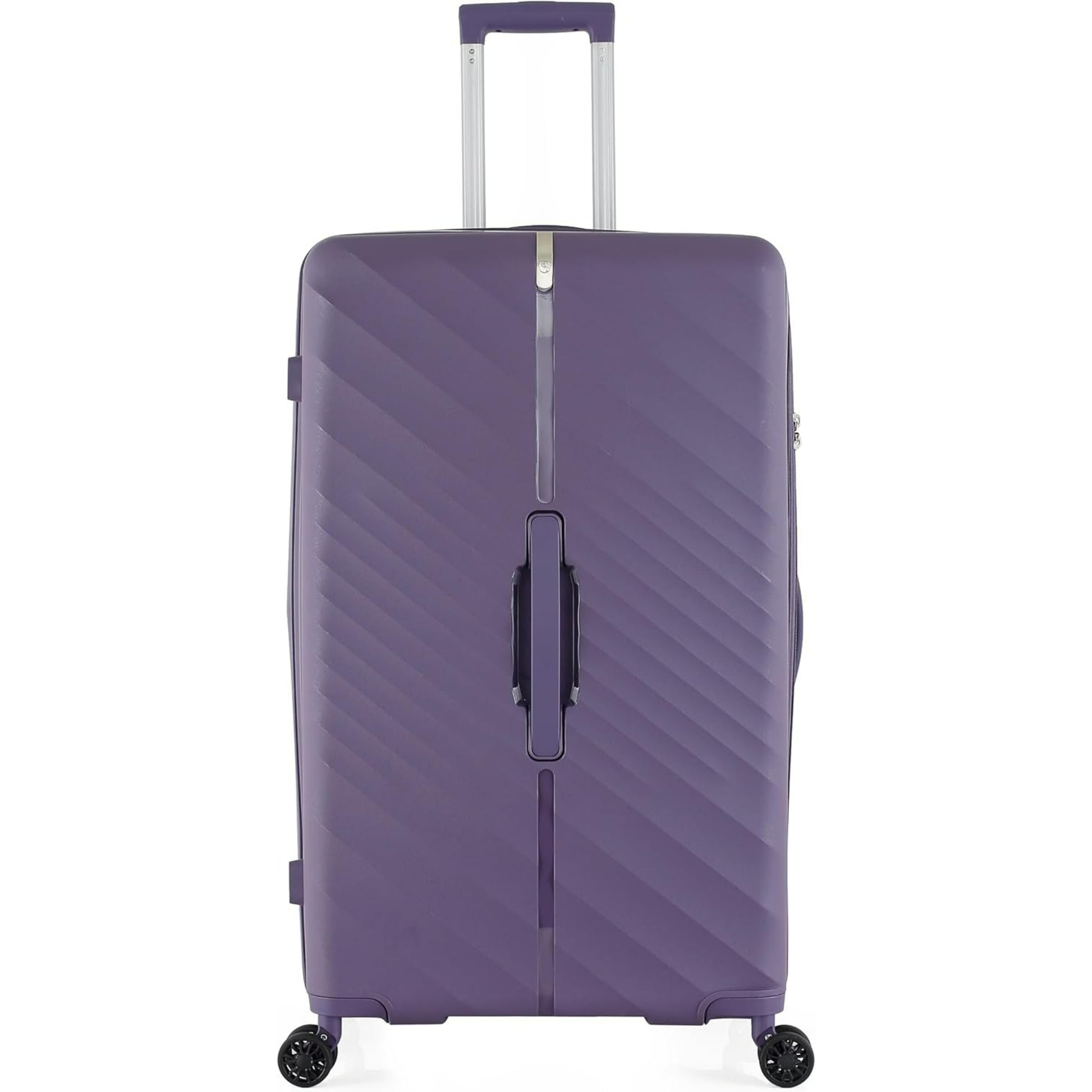 HT 3-Piece Luggage Set Strongbox Trunk Travel Suitcase With 1 Year Warranty PP TSA Lock