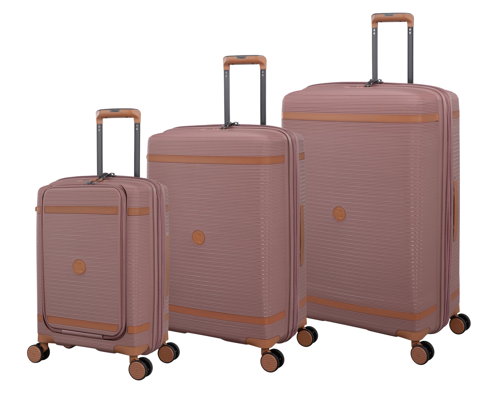 it luggage 3-Piece Set Illustrious Expandable Trolley Suitcases With 1 Year Warranty