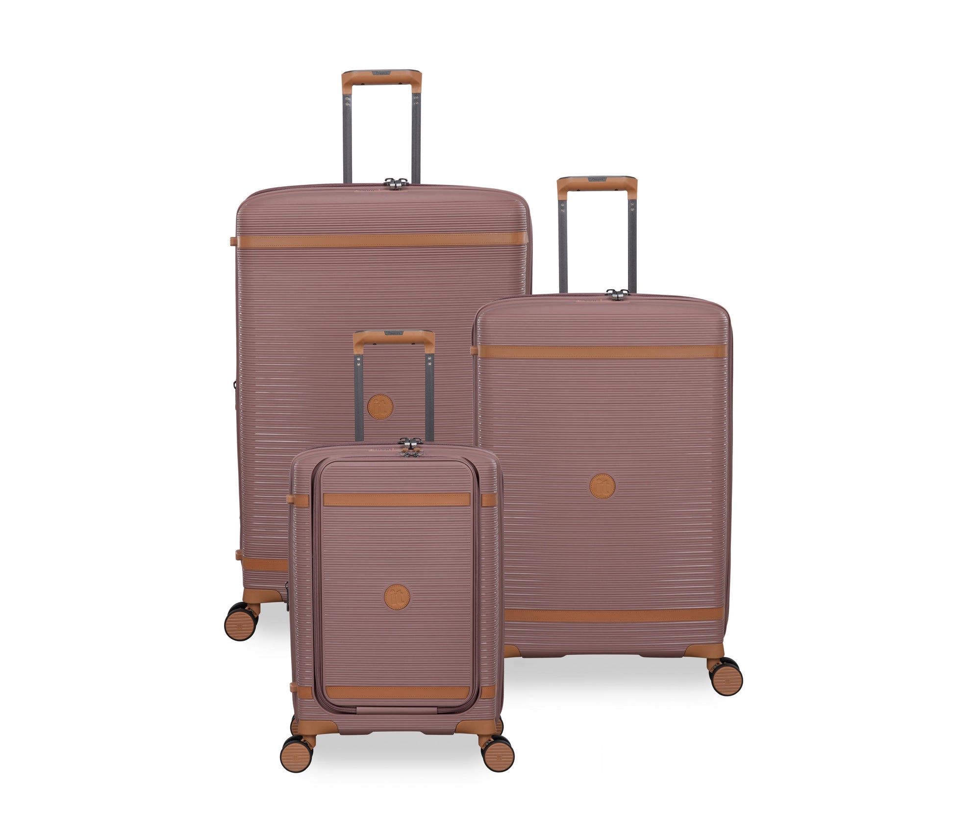 it luggage 3-Piece Set Illustrious Expandable Trolley Suitcases With 1 Year Warranty
