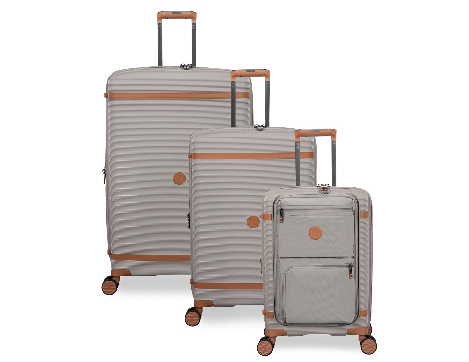 it luggage 3-Piece Set Illustrious Expandable Trolley Suitcases With 1 Year Warranty