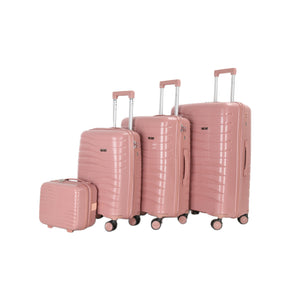 HT premium 4-piece luggage set Nomader Hard-shell 8 wheels with 1 year warranty