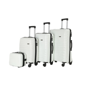 HT premium 4-piece luggage set Nomader Hard-shell 8 wheels with 1 year warranty