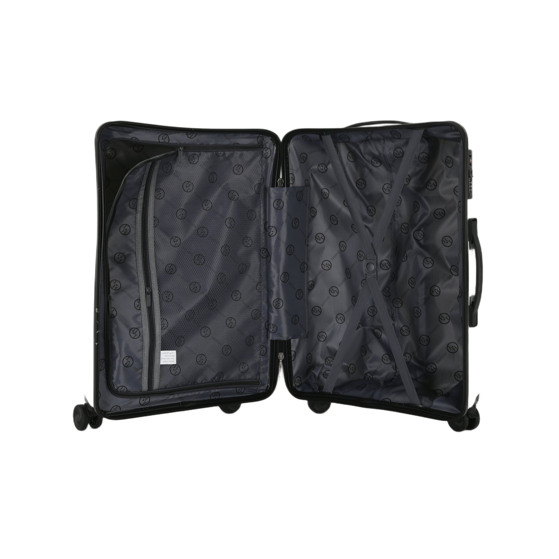 HT premium 4-piece luggage set Nomader Hard-shell 8 wheels with 1 year warranty