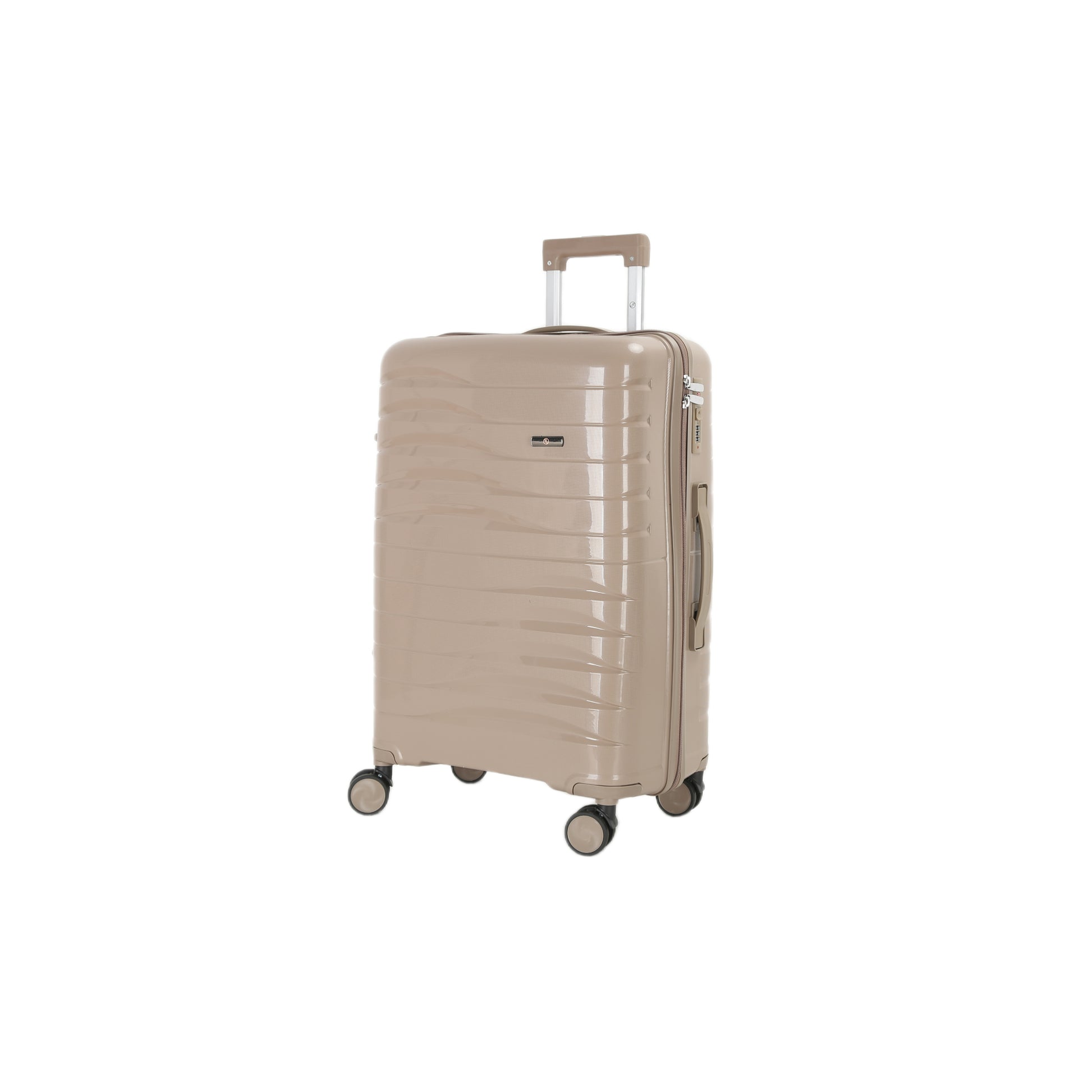 HT premium 4-piece luggage set Nomader Hard-shell 8 wheels with 1 year warranty