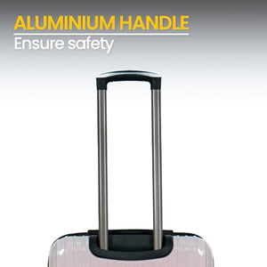 Jeem Expandable Luggage 3 Piece Set Trekker PC Suitcase Trolley