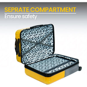 Jeem Expandable Luggage 3 Piece Set Trekker PC Suitcase Trolley