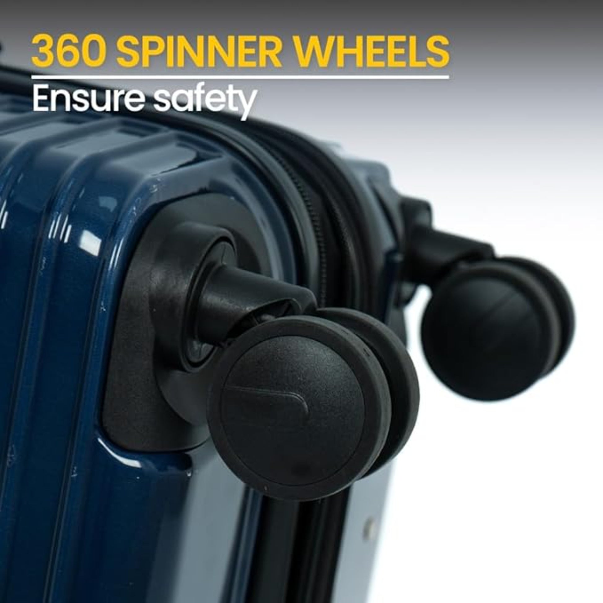 Jeem Expandable Luggage 3 Piece Set Trekker PC Suitcase Trolley