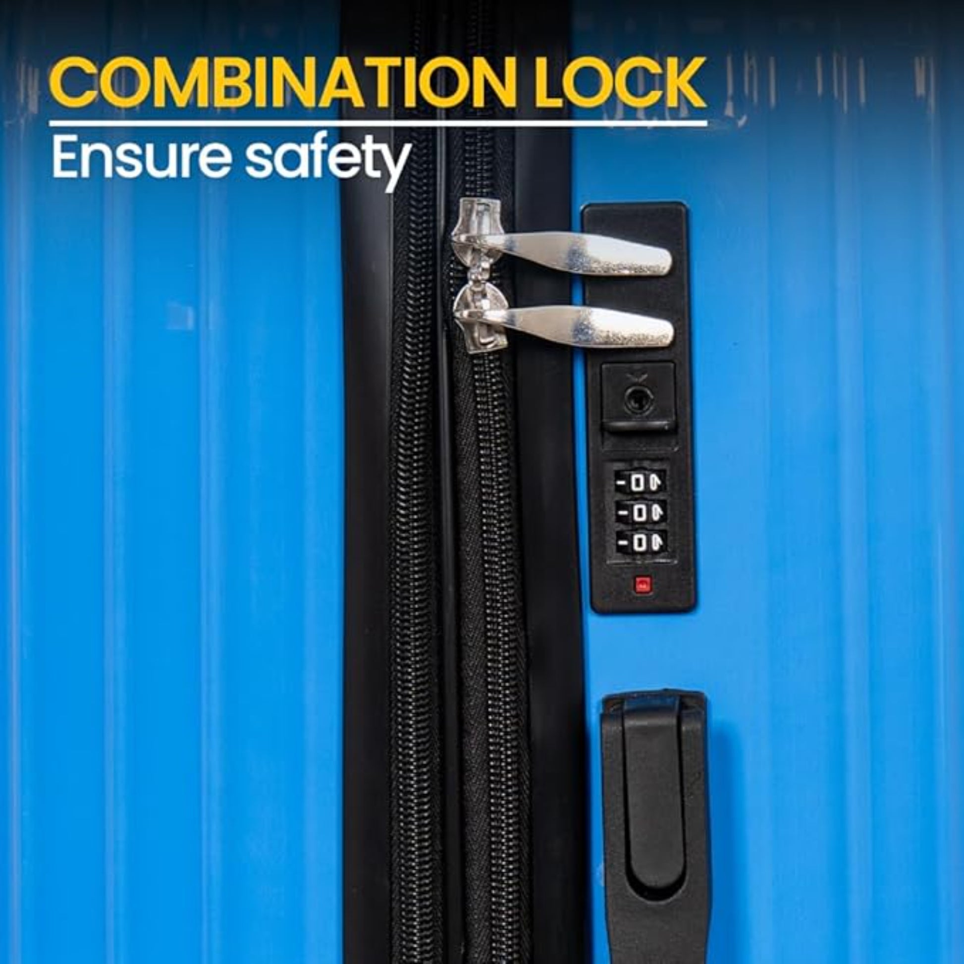 Jeem Expandable Luggage 3 Piece Set Trekker PC Suitcase Trolley