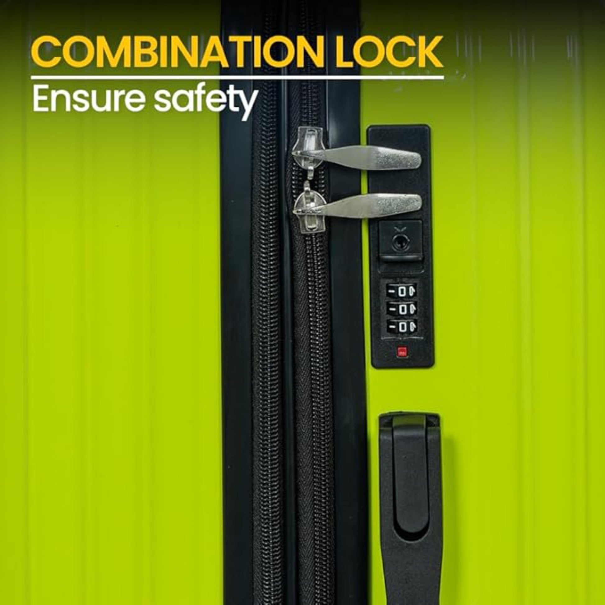 Jeem Expandable Luggage 3 Piece Set Trekker PC Suitcase Trolley