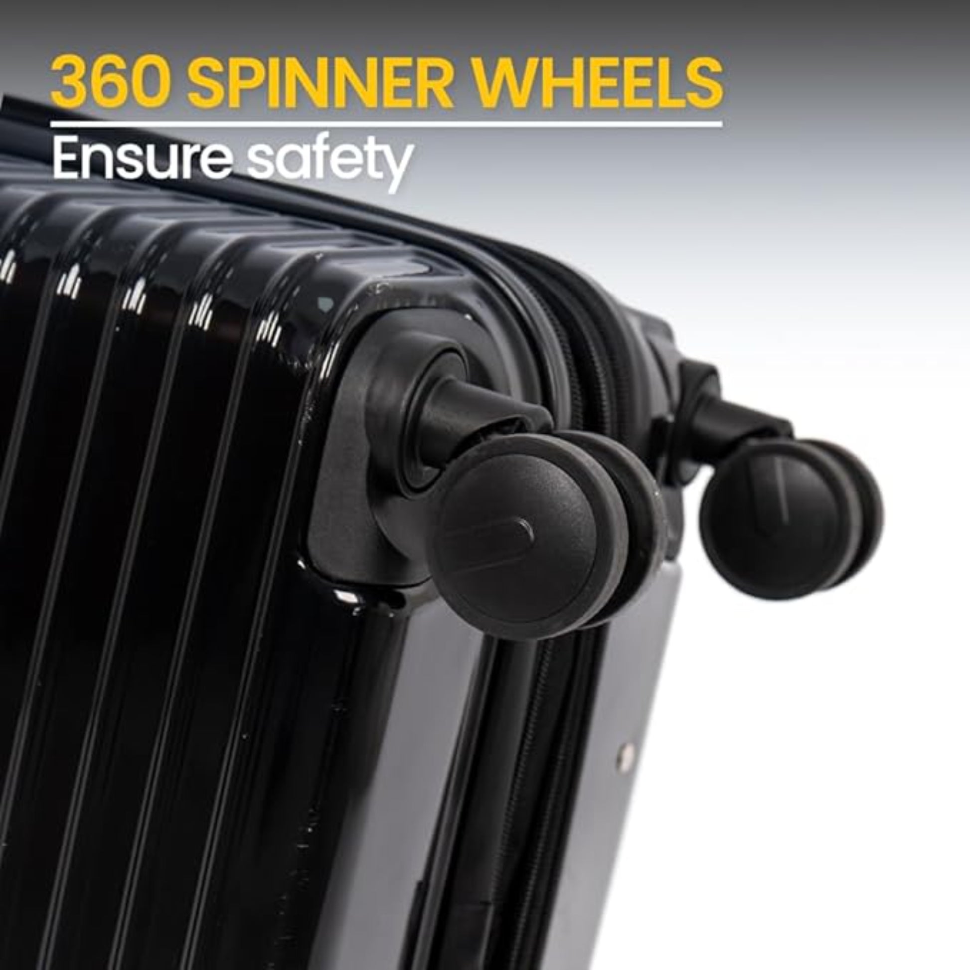 Jeem Expandable Luggage 3 Piece Set Trekker PC Suitcase Trolley