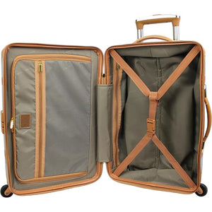 Black Vintage Style luggage Set of 2 with brown accents and a matching black suitcase set of 2 travel bag on a white backgrou