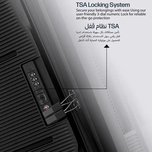Carry-On Foldable Size Grove ABS + PC Trolley Bag