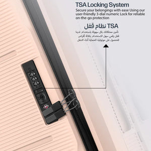 Carry-On Foldable Size Grove ABS + PC Trolley Bag