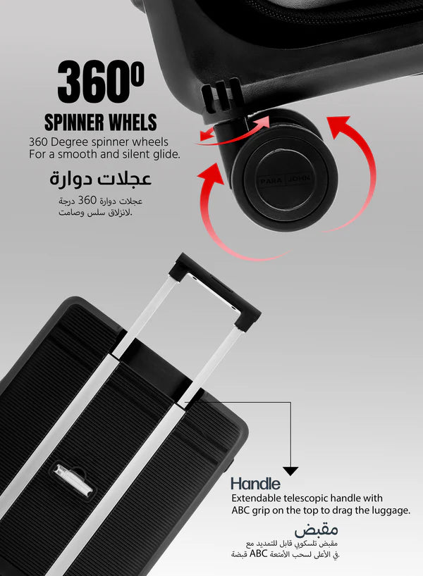 Carry-On Foldable Size Grove ABS + PC Trolley Bag