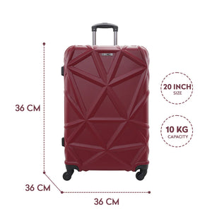 Carry-On Size Suitcase Dune ABS Material Hard Side