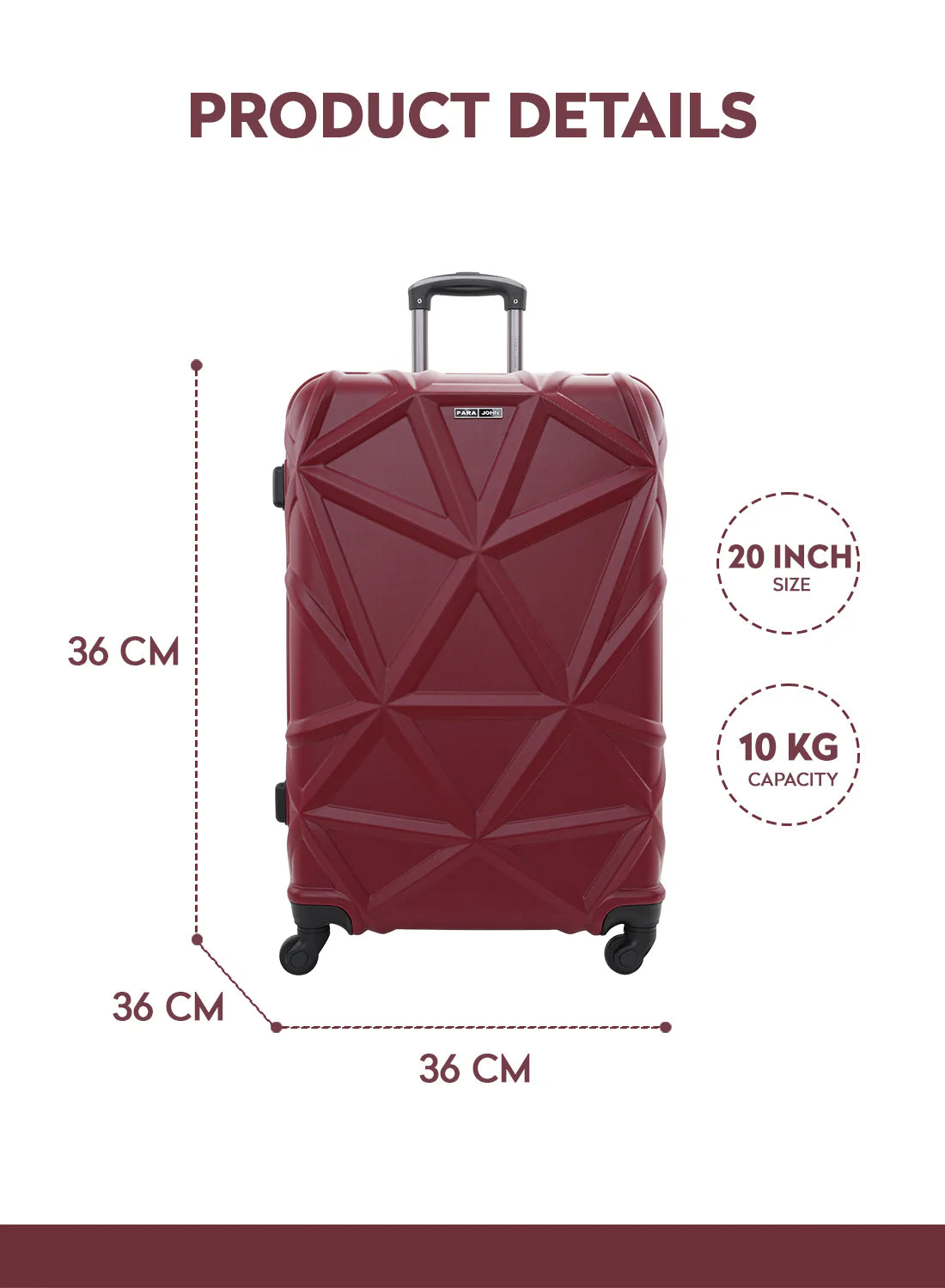 Carry-On Size Suitcase Dune ABS Material Hard Side