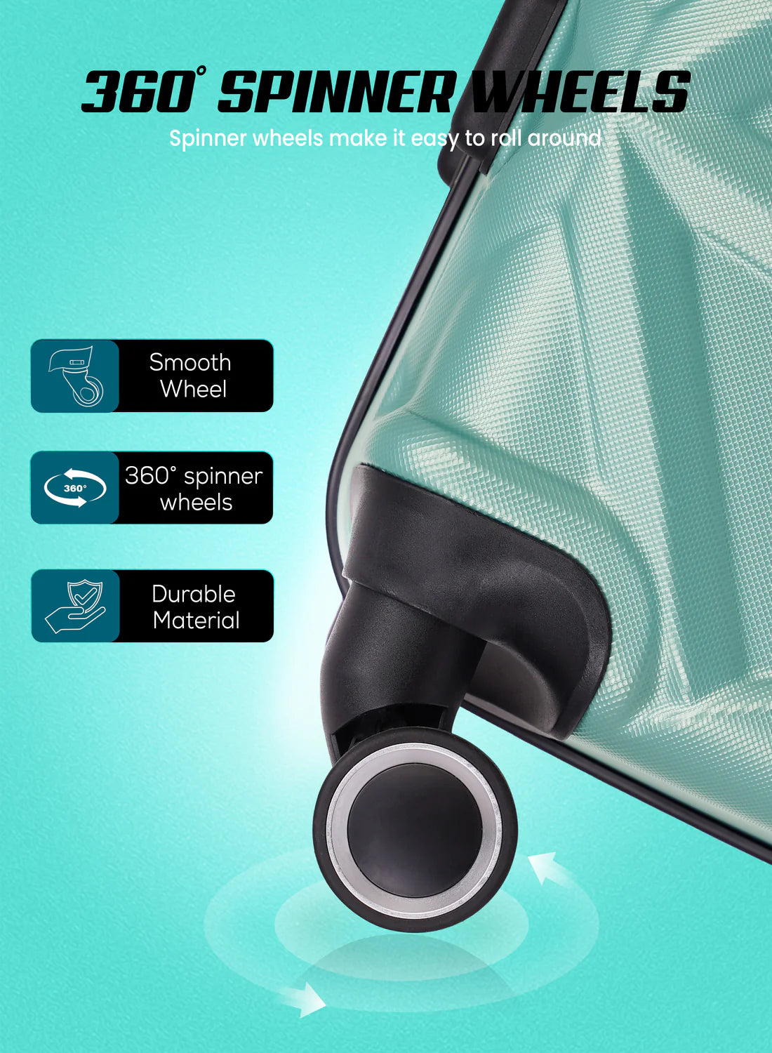 Carry-On Size Suitcase Dune ABS Material Hard Side