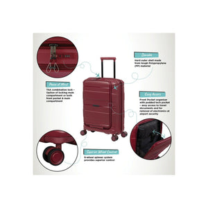 Momentous Hard Shell Cabin Laptop Pocket with 1 Year Warranty