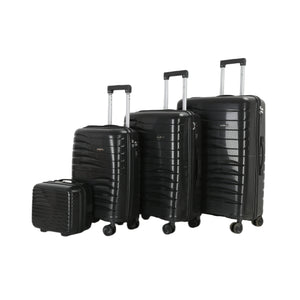 HT premium 4-piece luggage set Nomader Hard-shell 8 wheels with 1 year warranty