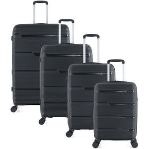 HT Luggage 4 Piece Set Ironid Durable Material High Quality With 1 Year Warranty
