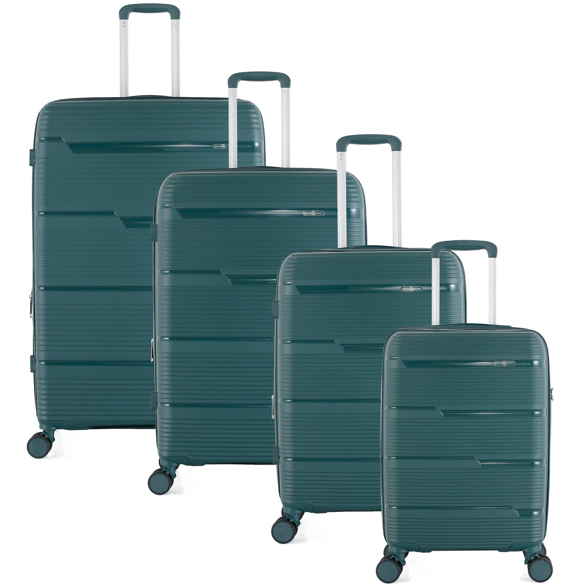 HT Luggage 4 Piece Set Ironid Durable Material High Quality With 1 Year Warranty