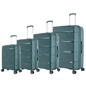 HT Luggage 4 Piece Set Ironid Durable Material High Quality With 1 Year Warranty