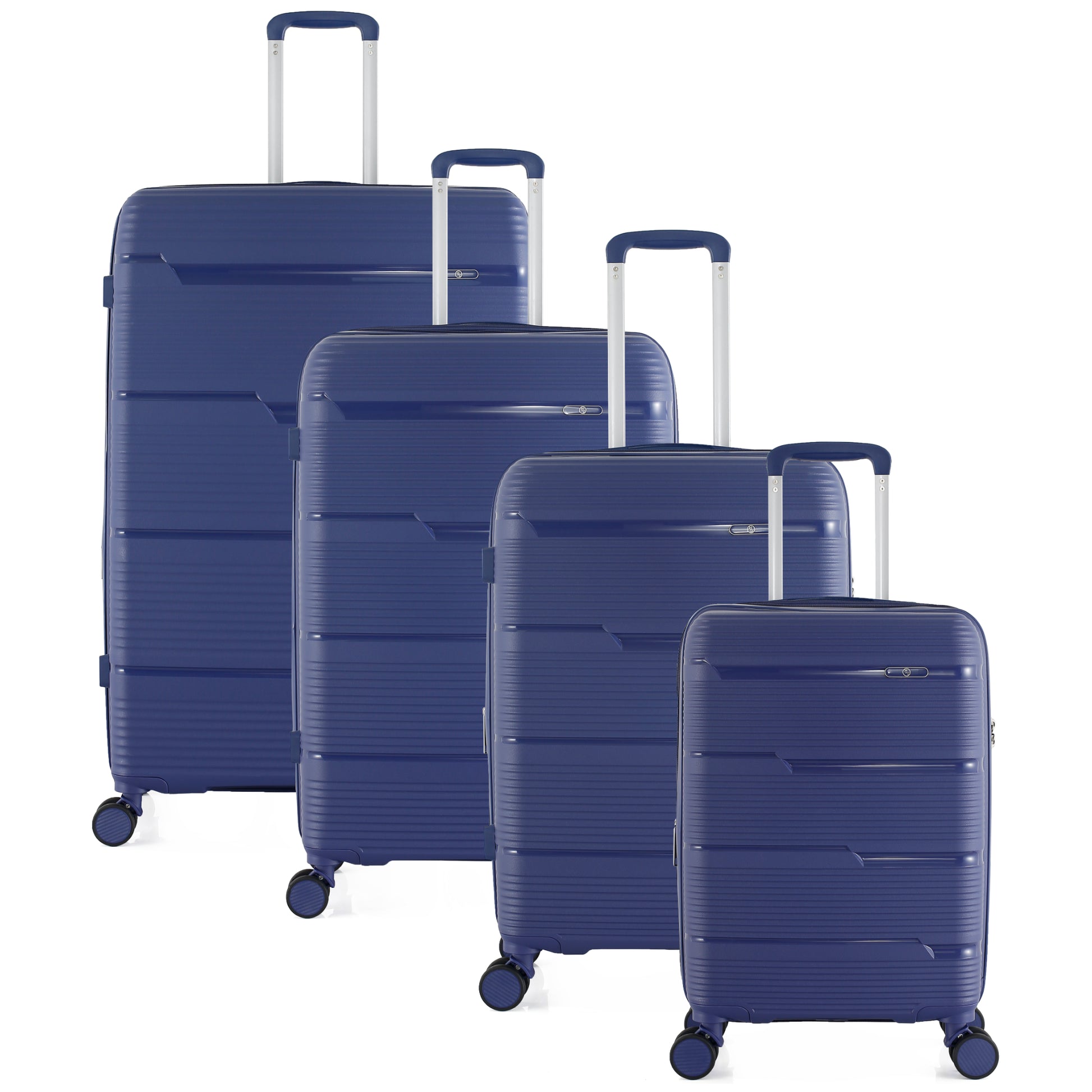 HT Luggage 4 Piece Set Ironid Durable Material High Quality With 1 Year Warranty