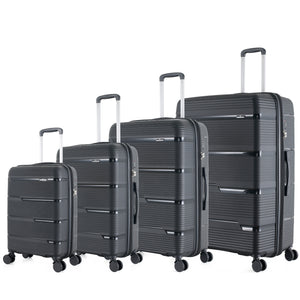 HT Luggage 4 Piece Set Ironid Durable Material High Quality With 1 Year Warranty