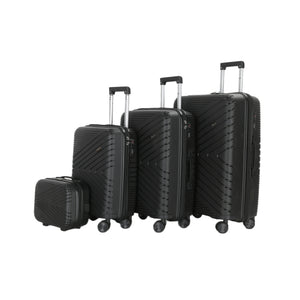 HT 4-Piece Luggage Set Sojourner Hard Shell Suitcases Light Weight