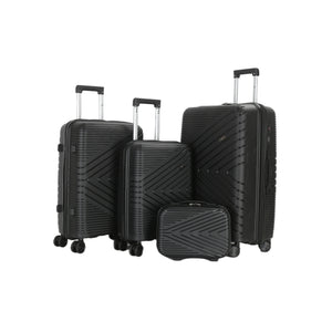 HT 4-Piece Luggage Set Sojourner Hard Shell Suitcases Light Weight