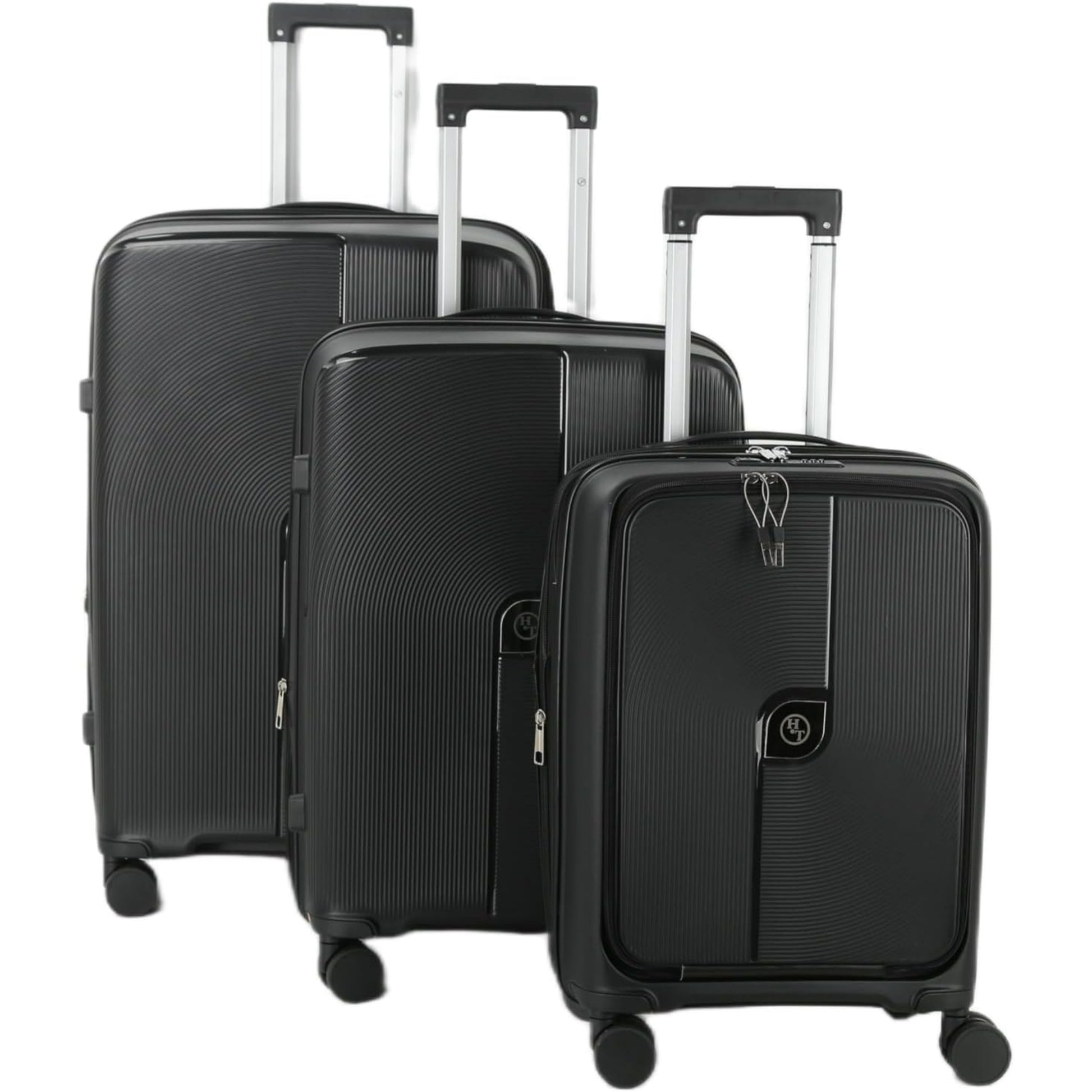 HT 3-Piece Luggage Set 20", 24", 28" Inches Voyano 1 Year Warranty Secure Zipper