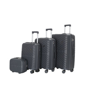 HT 4-Piece Luggage Set Sojourner Hard Shell Suitcases Light Weight