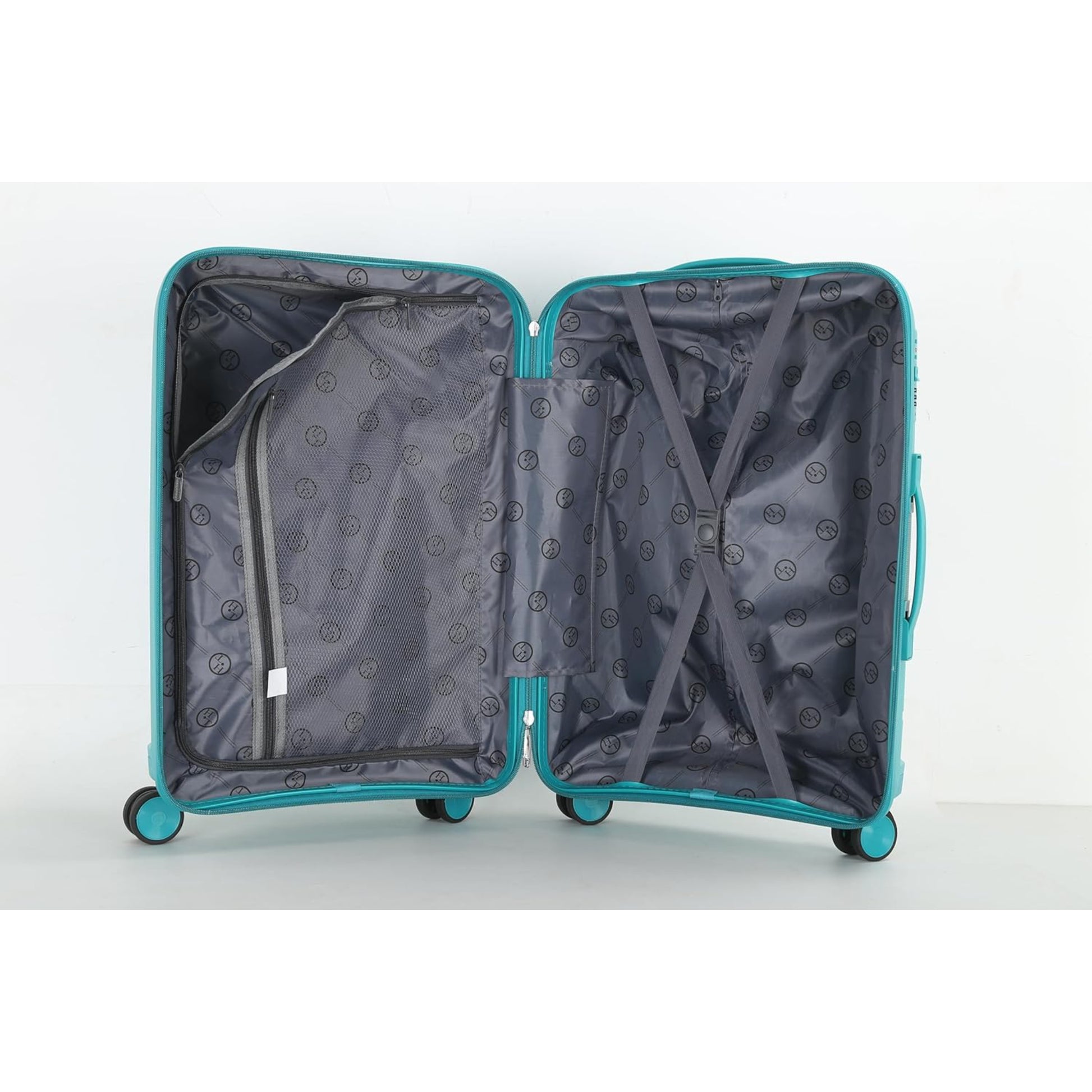 HT 4-Piece Luggage Set Prism Suitcase Trolley Hard Luggage Sets With 1 Year Warranty