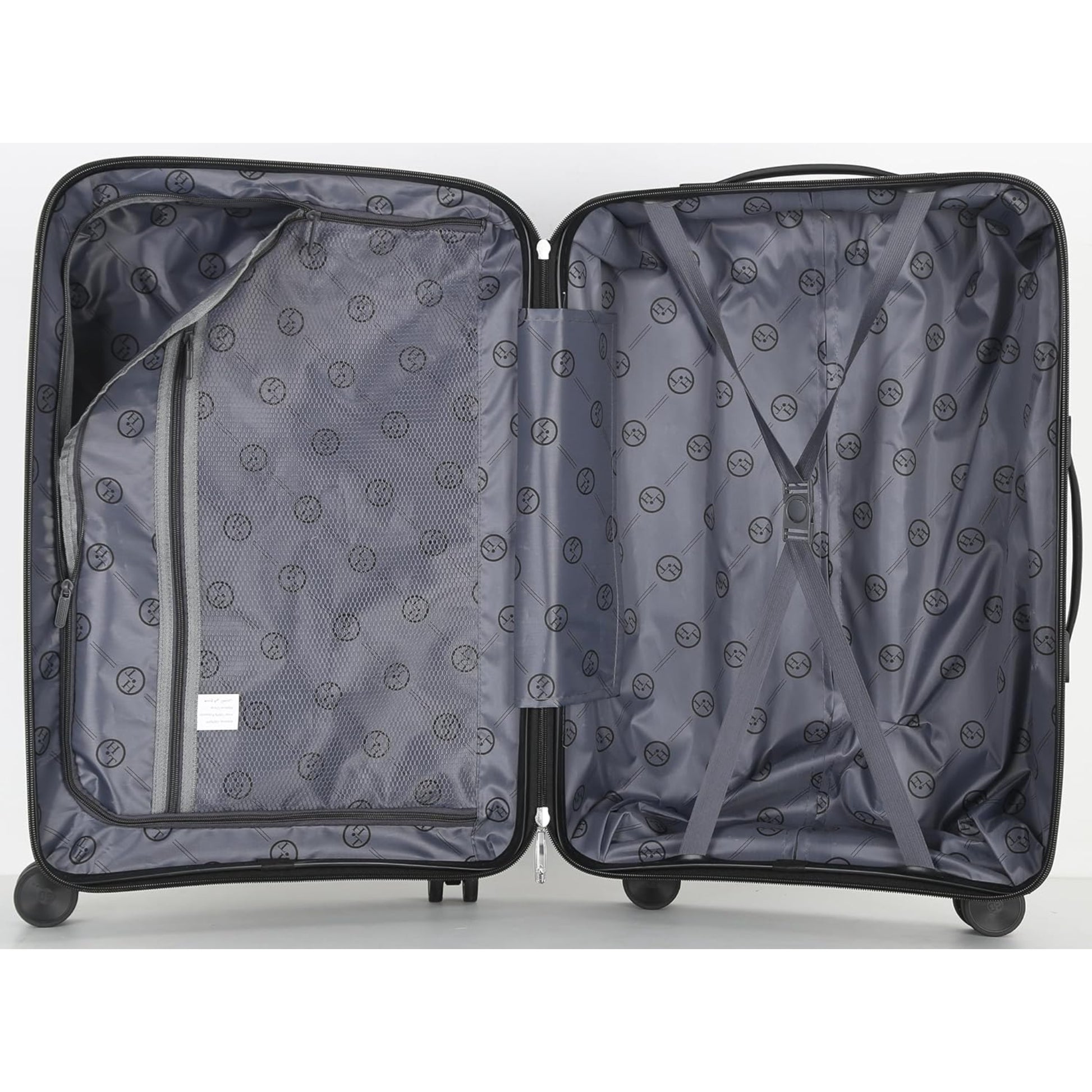 HT 4-Piece Luggage Set Prism Suitcase Trolley Hard Luggage Sets With 1 Year Warranty