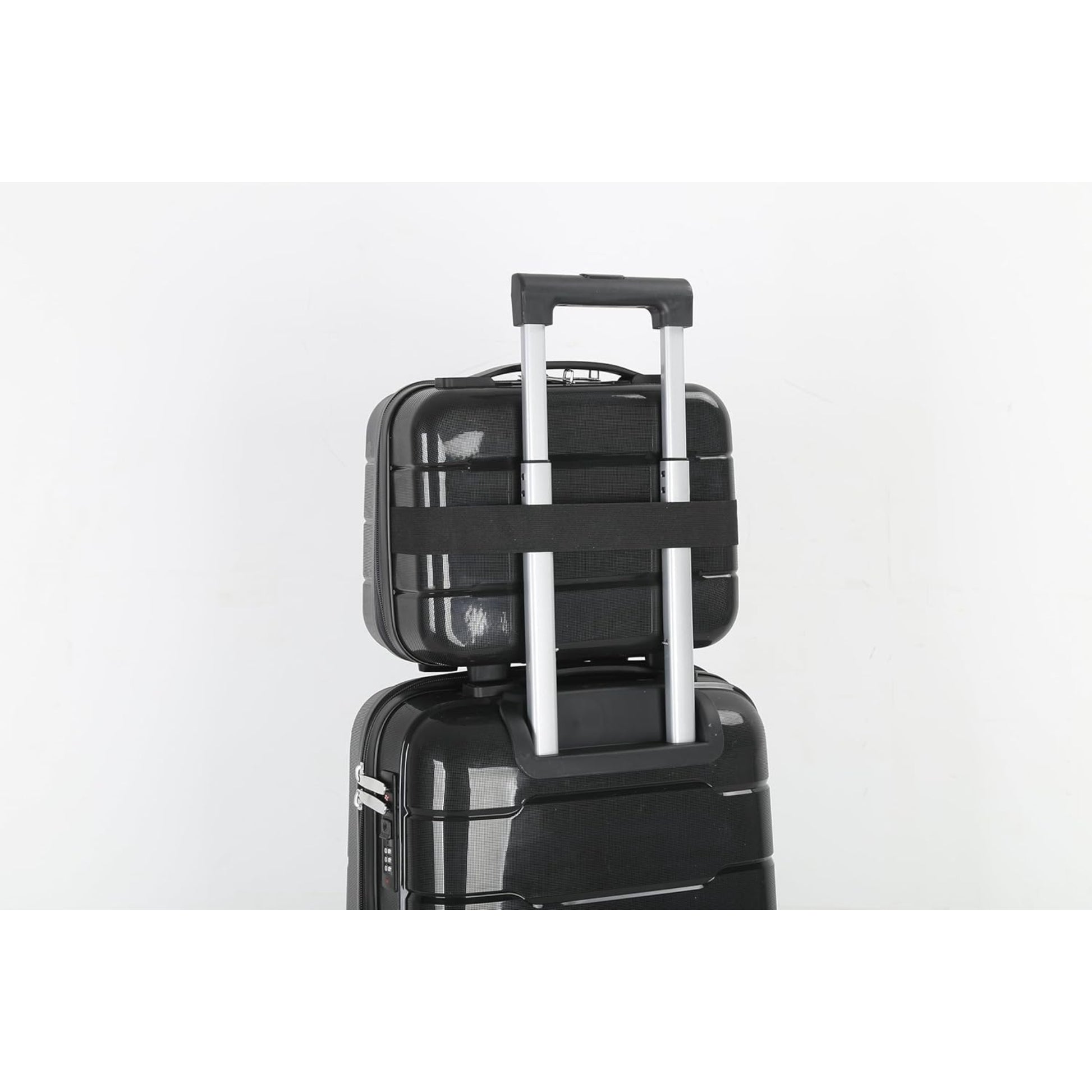 HT 4-Piece Luggage Set Prism Suitcase Trolley Hard Luggage Sets With 1 Year Warranty
