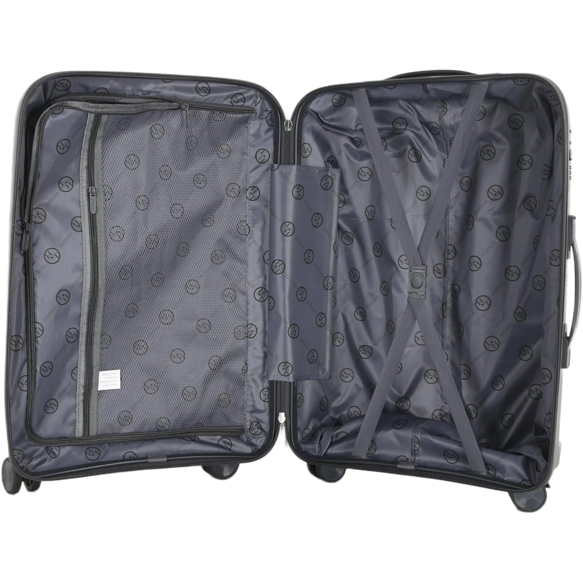 HT 4-Piece Luggage Set Prism Suitcase Trolley Hard Luggage Sets With 1 Year Warranty