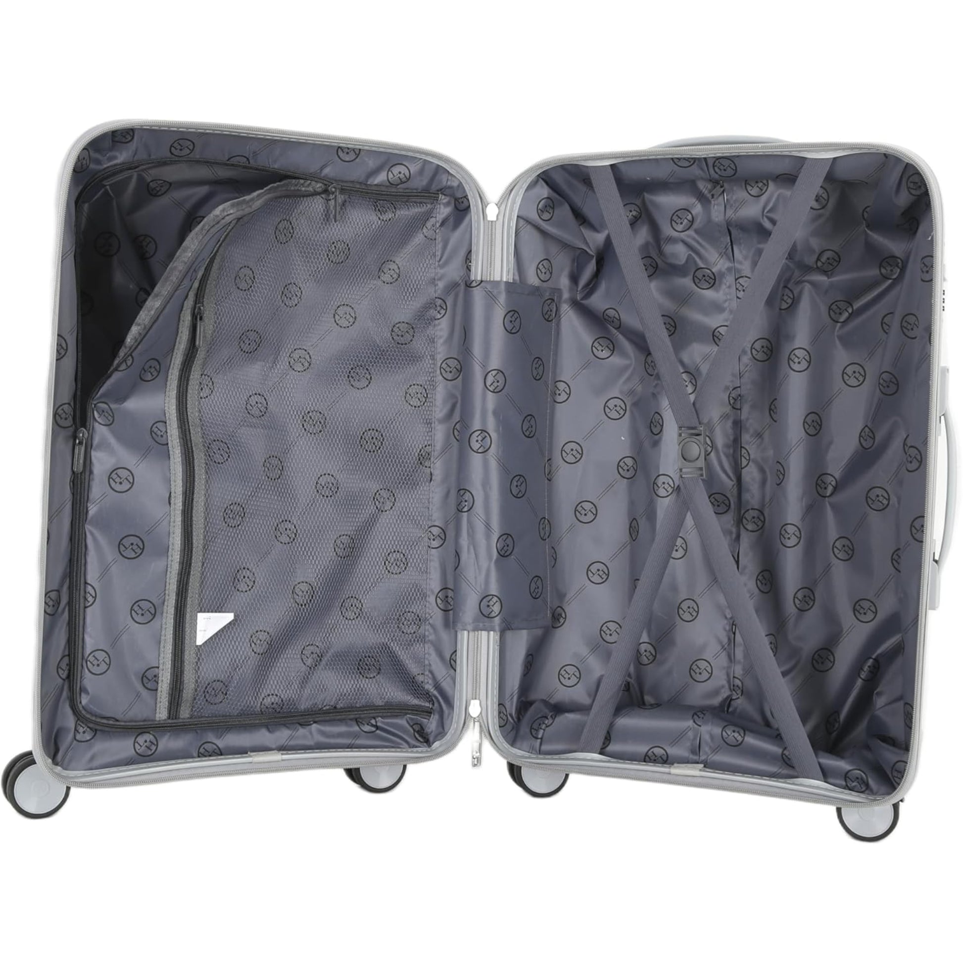 HT 4-Piece Luggage Set Prism Suitcase Trolley Hard Luggage Sets With 1 Year Warranty