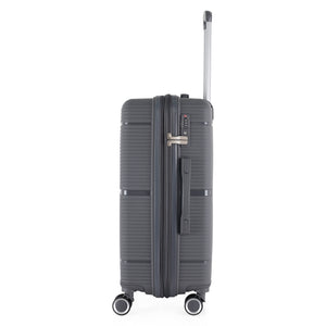 HT Large Luggage 3 Piece Set Navigator PP Hardside Family Set Travel Bags