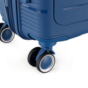 HT Large Luggage 3 Piece Set Navigator PP Hardside Family Set Travel Bags