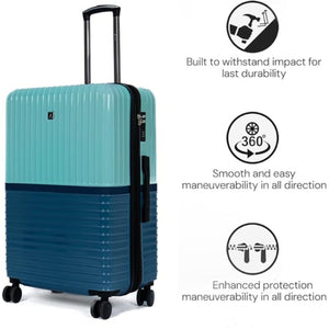 Jeem Expandable Luggage 3 Piece Set Trekker PC Suitcase Trolley