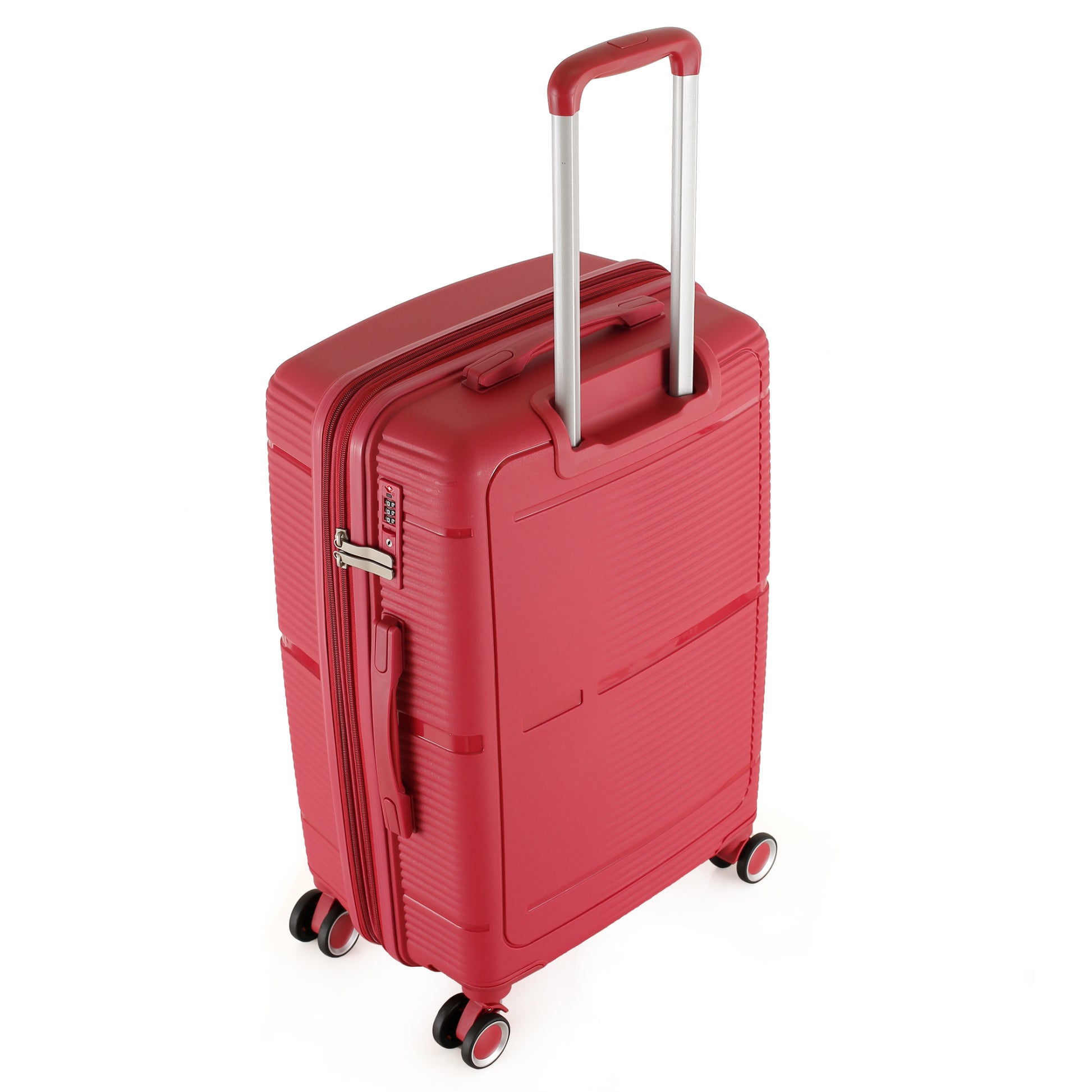 HT Large Luggage 3 Piece Set Navigator PP Hardside Family Set Travel Bags