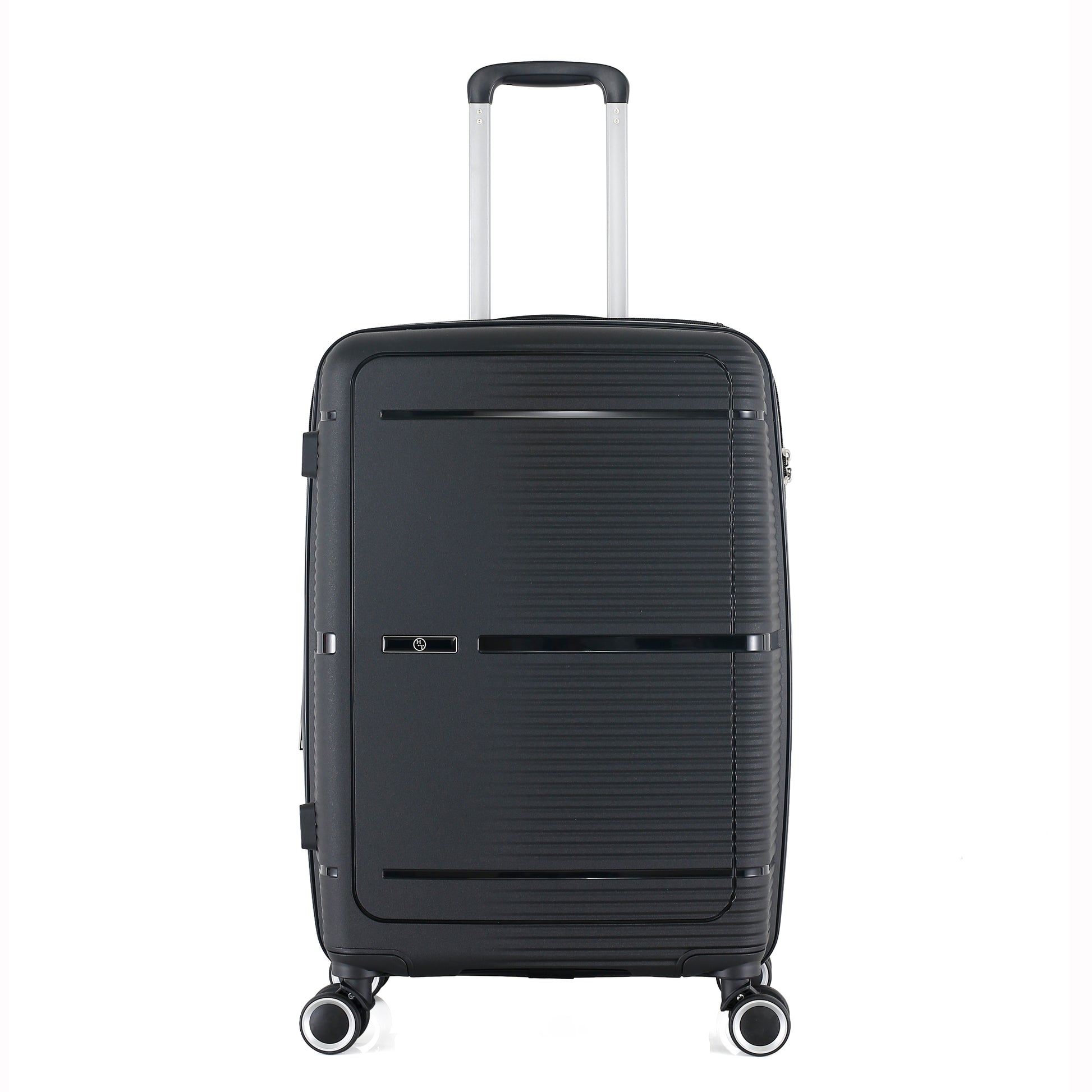 HT Large Luggage 3 Piece Set Navigator PP Hardside Family Set Travel Bags