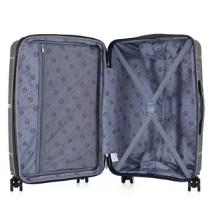 HT Large Luggage 3 Piece Set Navigator PP Hardside Family Set Travel Bags