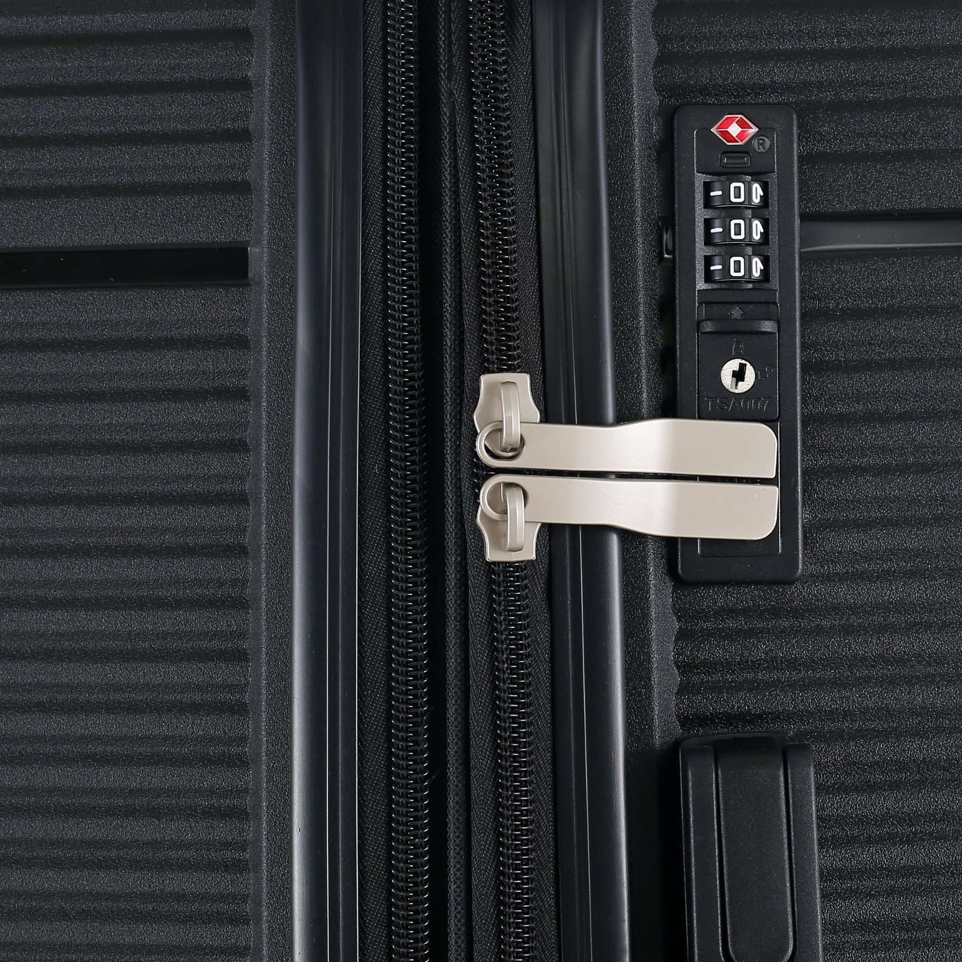 HT Large Luggage 3 Piece Set Navigator PP Hardside Family Set Travel Bags