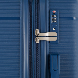 HT Large Luggage 3 Piece Set Navigator PP Hardside Family Set Travel Bags