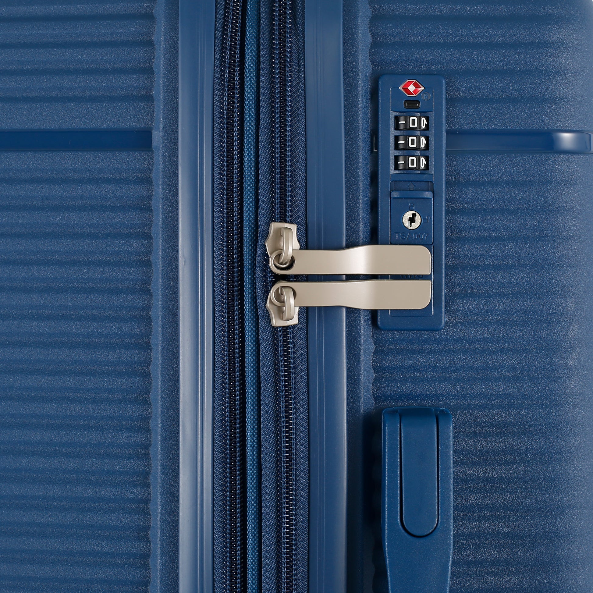 HT Large Luggage 3 Piece Set Navigator PP Hardside Family Set Travel Bags