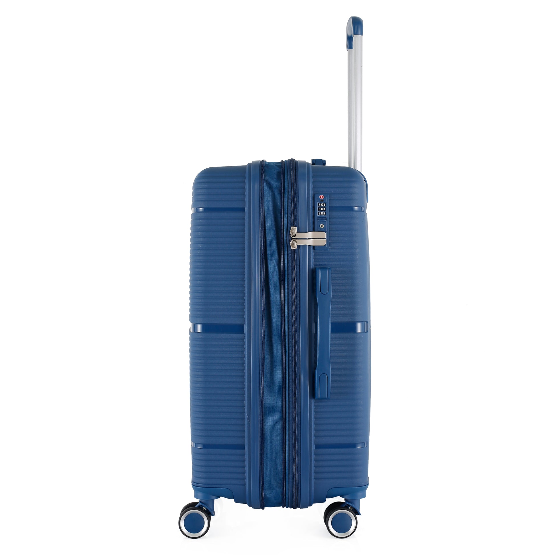 HT Large Luggage 3 Piece Set Navigator PP Hardside Family Set Travel Bags